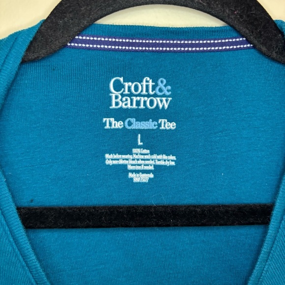 Croft & Barrow Blue Short Sleeve Women's TShirt Size L - Picture 5 of 9